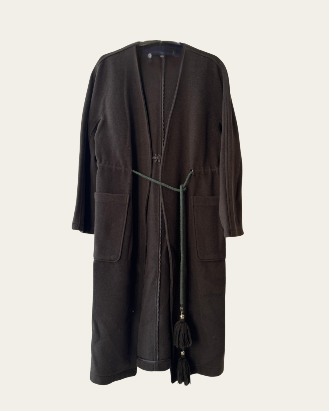 Coat with Drawstrings Tassle