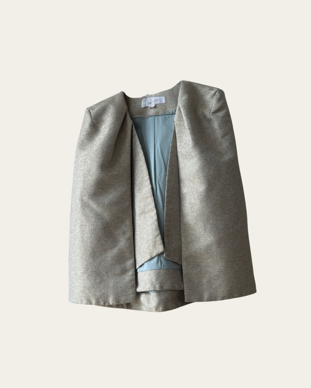 Gold Metalic Coat for Gown